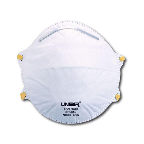 White & Blue Disposable 3 Layer Dust Face Mask