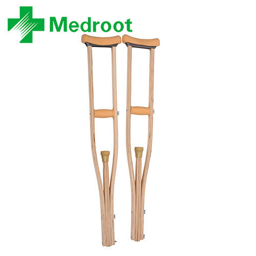 Medical Orthopaedic Rehabiliation Medroot Wooden Walking Stick