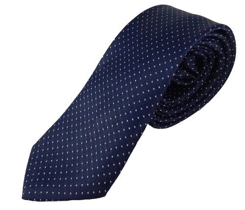 Polyester Good One Blue White Dot Tie