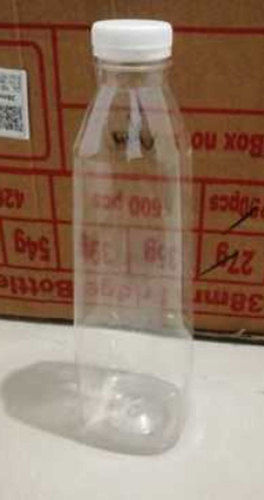 प्लास्टिक पारदर्शी दूध की बोतलें 