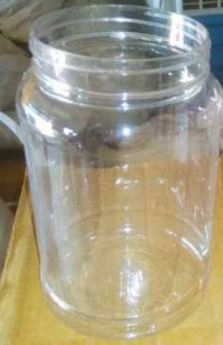 Plastic Transparent Round Jar