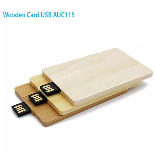 External Wooden Card Usb Pen Drive