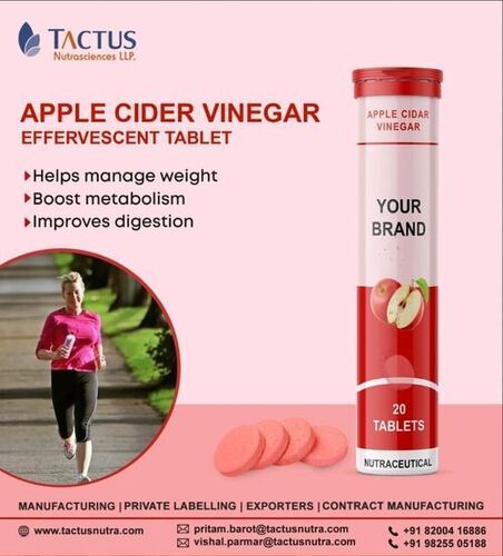 Apple Cider Vinegar Effervescent Tablet