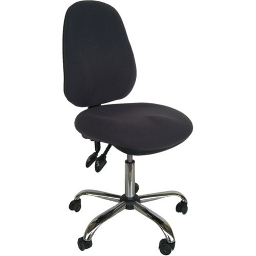 Adjustable Height Black Esd Chair With Wheels