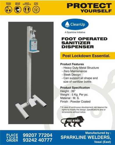 Foot Operated Hand Sanitizer Stand