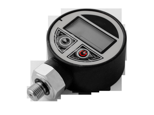 Industrial Digital Pressure Gauge - 0-1000 Bar Range, Stainless Steel Body | LCD Display, 0.5% Accuracy, Battery Operated