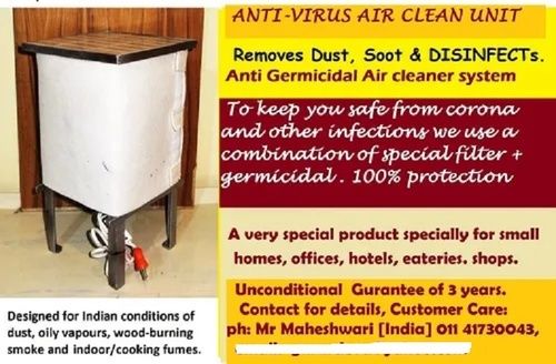 White Anti Viral Air Cleaner