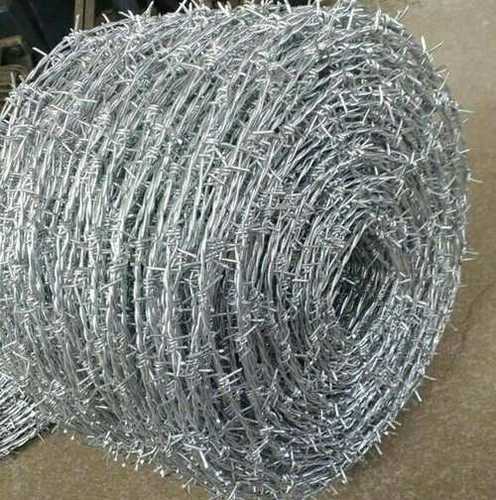 Chrome Anti Corrosive Metal Barbed Wire