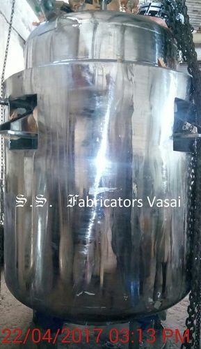 Stainless Steel Jacketed Reactor, Capacity From 100 Ltrs - 30000 Ltrs