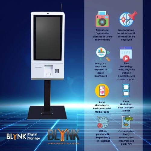 Blynk Touch Kiosk 21.5 Inch Memory: 4 / 64 Gigabyte (Gb)