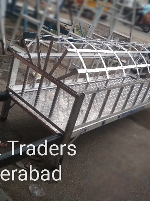 Aluminium Dola Janaza - Heavy Duty Aluminum, 11x2.25x2 ft Rectangular Shape, Rust Proof & Fire Proof, 5-Year Warranty