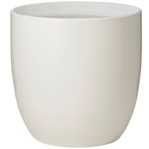 Fiberglass Planter - 22 Inch Round, Lightweight Design for Gardening Use, Cost-Effective Solution