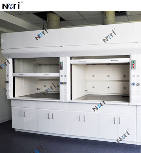 White Full Steel Structure Lab Chemical Fume Hood