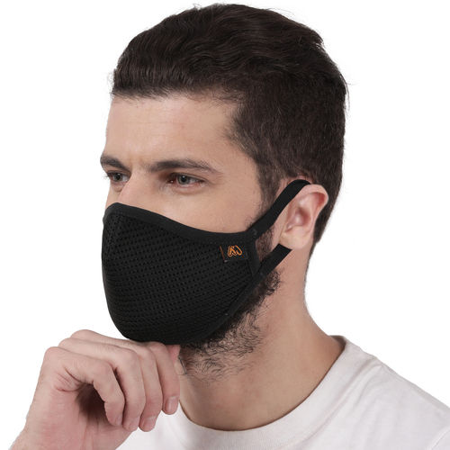 Black Colored Acs Mask Application: Medical And Domestic