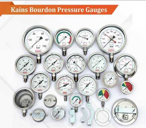 Bourdon Pressure Gauges - Stainless Steel 316 L, Round Analog Meter up to 2000 kg/cm2 | Portable Industrial Specialty Solution