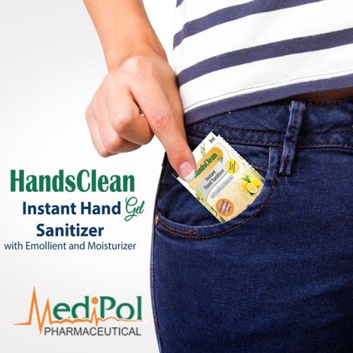 Handsclean Pocket Size Hand Sanitizer Gel 2Ml Age Group: Suitable For All Ages