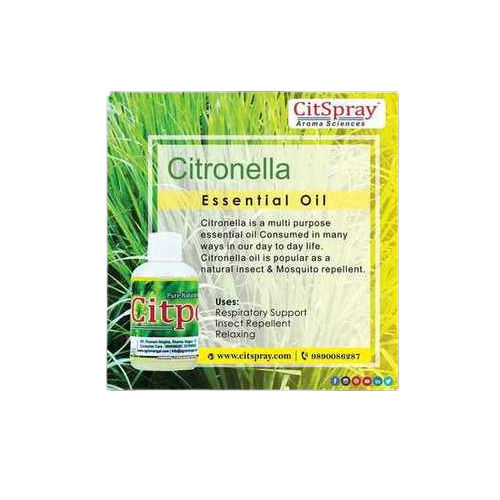Natural Citronella Mosquito Repellent Oil