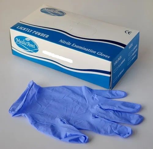 White Nitrile Hand Gloves