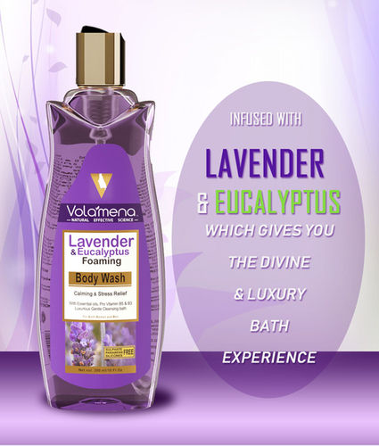 Volamena Lavender And Eucalyptus Foaming Body Wash For Men And Women 300Ml Best For: All Types Of Skin