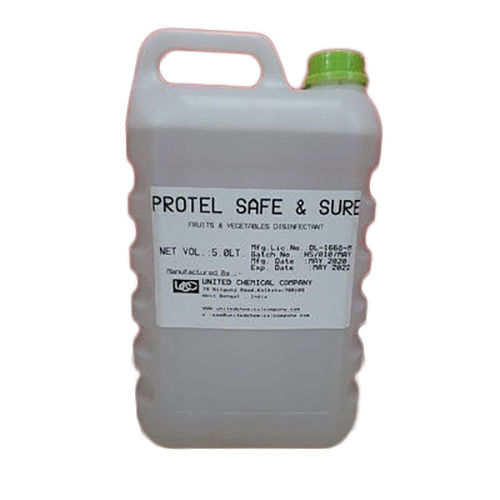 5 L Protel Safe And Sure Fruits And Vegetables Disinfectant