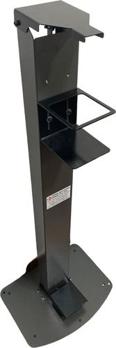 Grey Foot Operated Hand Sanitizer Dispenser Stand