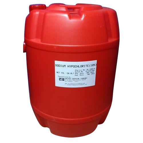 Sodium Hypochlorite 10% 50 Litre