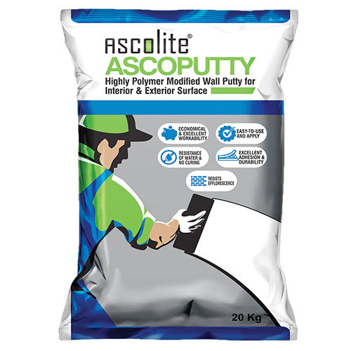 Ascolite Ascoputty Highly Polymer Modified Wall Putty