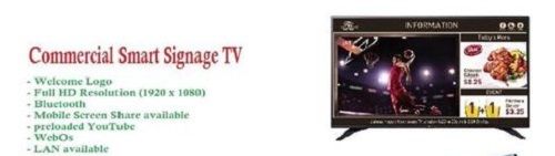 Commercial Smart Signage TV