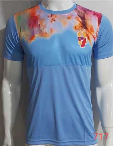 Sky Blue Sport Mens Half Sleeves T-Shirt