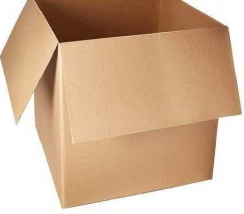 Glossy Lamination Brown Color Paper Packaging Corrugated Boxes