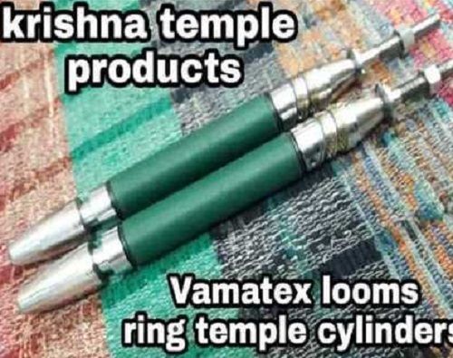 Aluminum Vamatex Looms Ring Temple With Temple Rubber Barrel Roll 