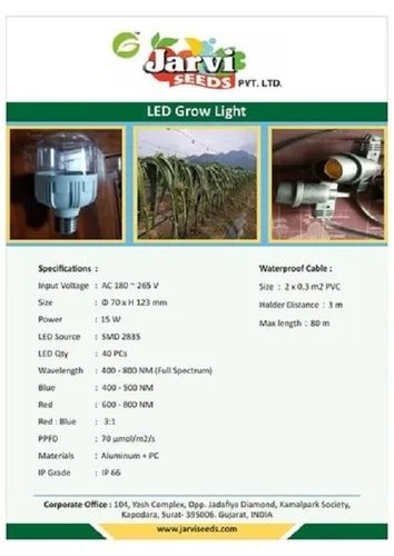 LED Grow Light For Green House