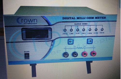 4 A  Digit Digital Micro Ohm Meter Power Consumption: 460 Watt (W)