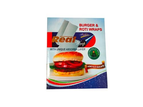 Silver Burger And Roti Wrap Foil