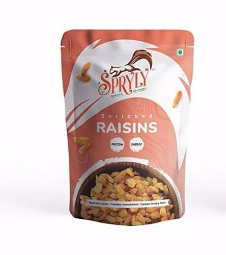 Spryly Enriched A Grade Organic Natural Premium Raisin 250 Gms