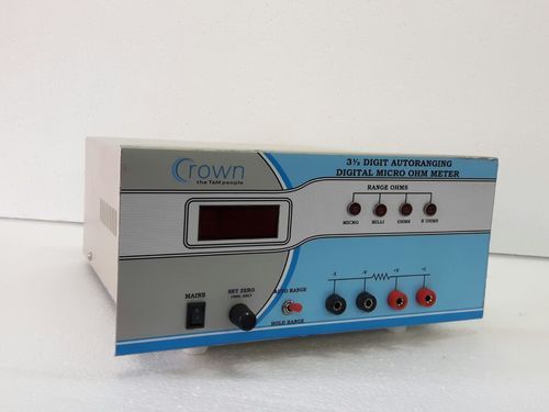 3A  Digit Auto Ranging Digital Milli Ohm Meter Power Consumption: 460 Watt (W)