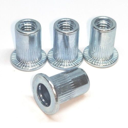 Flat Head Round Body Carbon Steel Open End Rivet Nut Standard: Iso