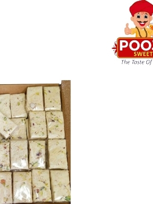 Sohan Papdi - 2 Kilograms, 50 Pieces | Sweet and Delicious, Made with Gram Flour and Ghee, Grade A, 3 Months Shelf Life