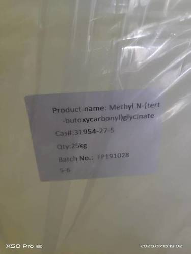 Methyl N-(Tert-Butoxycarbonyl)Glycinate Application: Pharmaceutical Industry