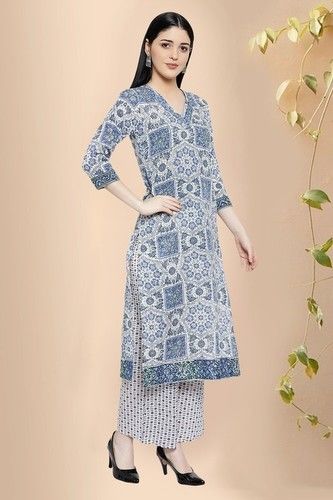 Riddhi Stylised Cotton Block Print Kurta