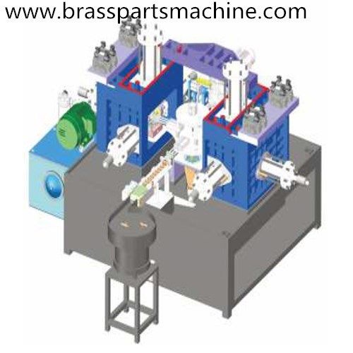 DWO4-01 Four Pipe Automatic Processing Machine for Horizontal Pipe Fittings