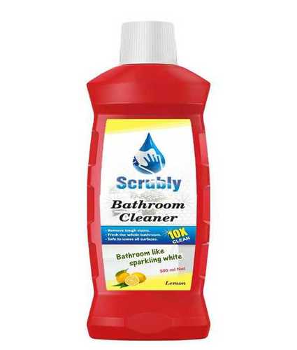 Transparent Scrubly Bathroom Liquid Cleaner