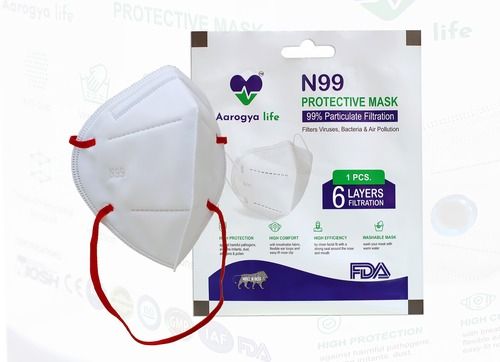 White N95 Face Mask Age Group: Suitable For All Ages