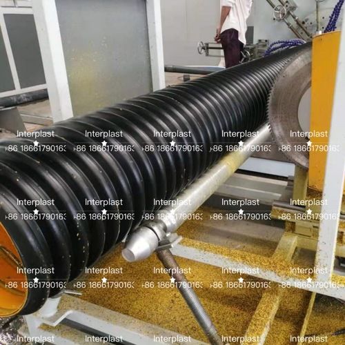 HDPE Rib Reinforced Spiral Corrugated Pipe Extrusion Machine