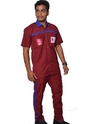 HP Gas Uniform - Cotton Fabric Size 28-40 | Modern Design Custom Logo Short Sleeves No Fade Washable
