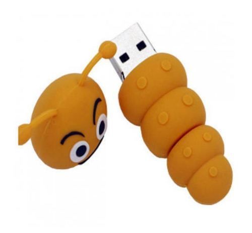 Caterpillar Shape Otg Pvc Pen Drive Cache Capacity: 8