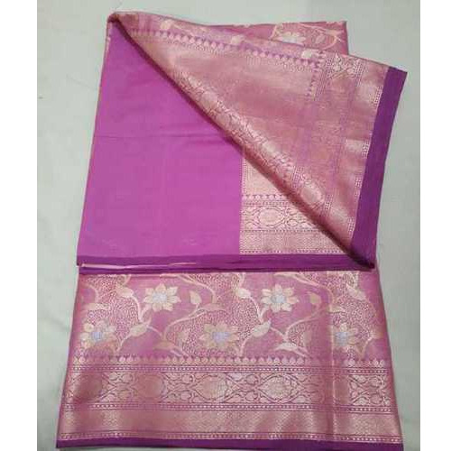 Banarasi Silk Saree - Color: Mixed