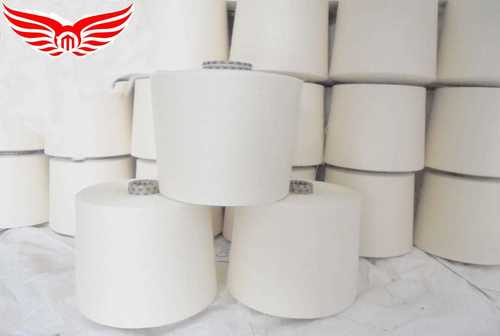 Eco-Friendly Plain White Cotton Yarn