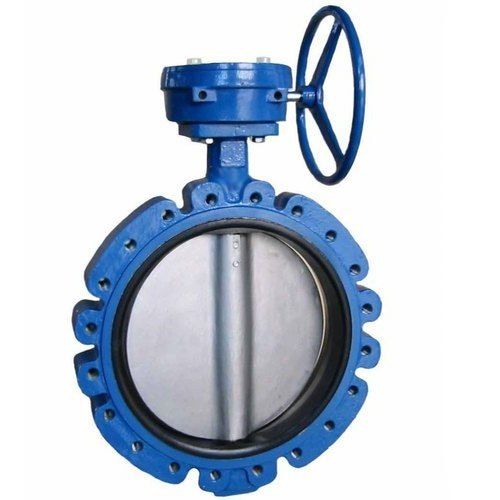 Mild Steel Butterfly Valve - Premium Grade, 16 Bar Pressure, High Temperature Coated Finish, Blue Color | Hot Rolled Technique, Water Media