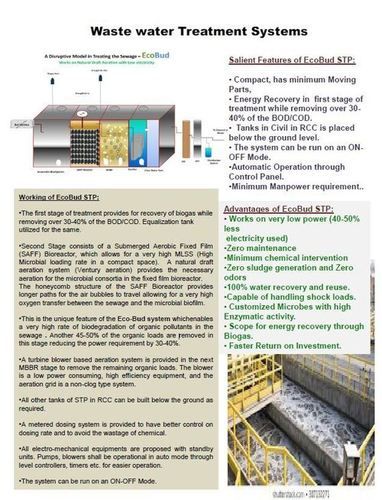 Heavy Duty Sewage Treatment Plant Power Source: Electricity